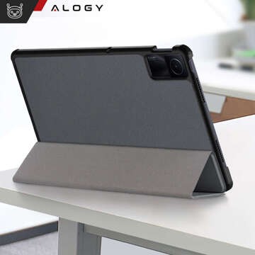 Hülle für Xiaomi Redmi Pad SE 2023 11" Smart Case Cover mit Flip-Gehäuse Case Alogy Graues Glas