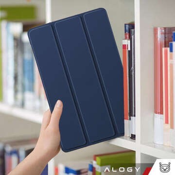 Hülle für Xiaomi Redmi Pad SE 2023 11" Smart Case Cover mit Flip-Gehäuse Case Cover Alogy Marineblaues Glas