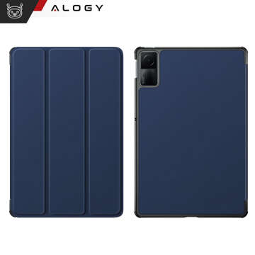 Hülle für Xiaomi Redmi Pad SE 2023 11" Smart Case Cover mit Flip-Gehäuse Case Cover Alogy Marineblaues Glas