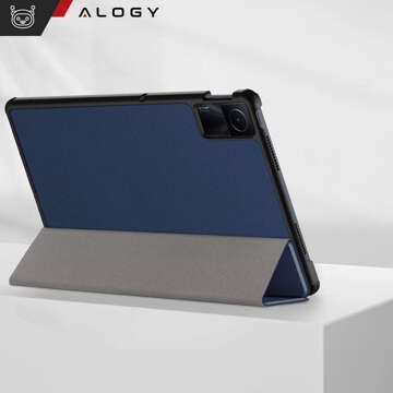 Hülle für Xiaomi Redmi Pad SE 2023 11" Smart Case Cover mit Flip-Gehäuse Case Cover Alogy Marineblaues Glas