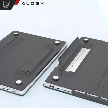 Hülle für iPhone 14 Pro Mag Safe Matt Case Cover matt Alogy Ring gepanzerte Handyhülle Schwarz