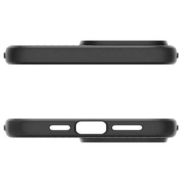 Hülle für iPhone 15 Pro Spigen Liquid Air Case, Gehäuse, schützende Rückseite, Mattschwarz