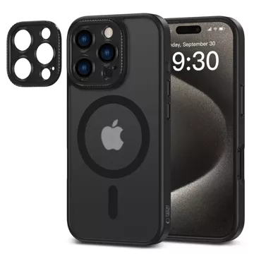 Hülle für iPhone 16 Pro MagCam MagSafeCase Telefonhülle Mattschwarz