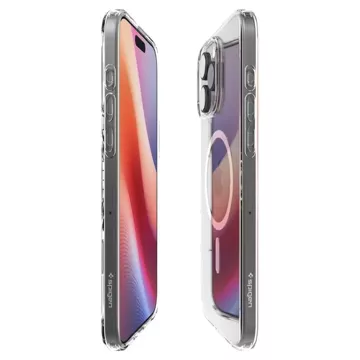 Hülle für iPhone 16 Pro Max Spigen Liquid Crystal Mag Magsafe Schutzhülle klar