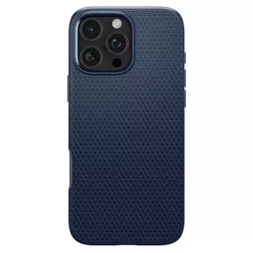 Hülle für iPhone 16 Pro Max Spigen Liquid Crystal Schutzhülle Marineblau