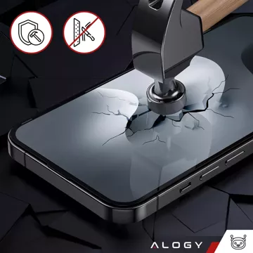 Hybridglas für Apple iPhone 14 Plus-Bildschirm Alogy Flexi Glass 9H Case Friendly Flachbildschirm