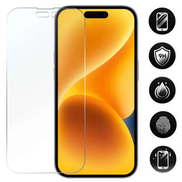 Hybridglas für Apple iPhone 14 Pro Vollbild Alogy Flexi Full Glass 9H Schutzglas Bruchsicher