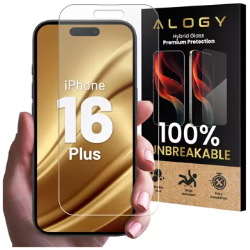 Hybridglas für Realme 11 Pro 5G / Pro Plus Displayschutzfolie Alogy Flexi Glass 9H Hüllenfreundlicher flacher Displayschutz