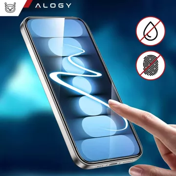 Hybridglas für Realme 11 Pro 5G / Pro Plus Displayschutzfolie Alogy Flexi Glass 9H Hüllenfreundlicher flacher Displayschutz