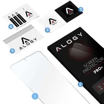 Hybridglas für Samsung Galaxy A53 5G Displayschutzfolie Alogy Flexi Glass 9H Hüllenfreundlicher flacher Displayschutz