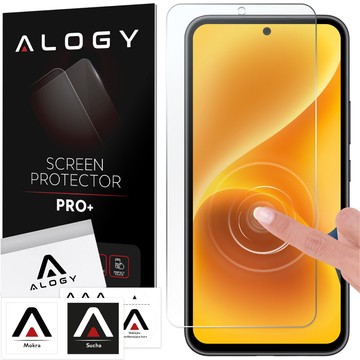 Hybridglas für Samsung Galaxy A54 5G Displayschutzfolie Alogy Flexi Glass 9H Hüllenfreundlicher flacher Displayschutz