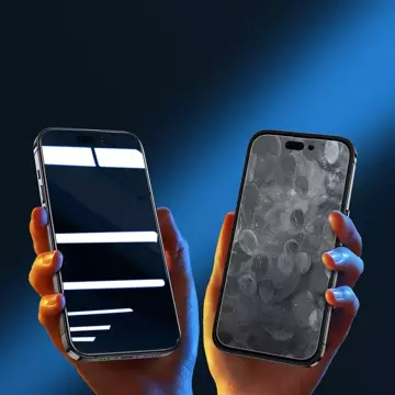 Joyroom Knight 2.5D Privacy TG Panzerglas für iPhone 14 Plus mit Anti-Spy-Filter Vollbild mit transparentem Rahmen (JR-P03)