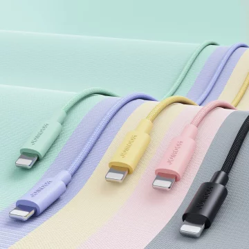 Joyroom Strapazierfähiges USB-Typ-C-Kabel – Blitzschnelles Aufladen/Datenübertragung 20 W 2 m Schwarz (S-2024M13)