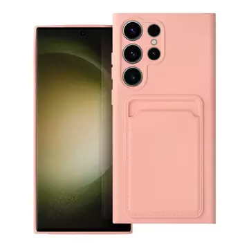 KARTENHÜLLE für SAMSUNG S23 Ultra rosa