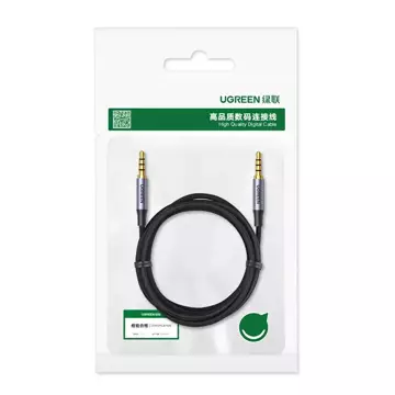 Kabel UGREEN Kabel AUX Miniklinke 3,5mm - Miniklinke 3,5mm 3m schwarz (AV183)