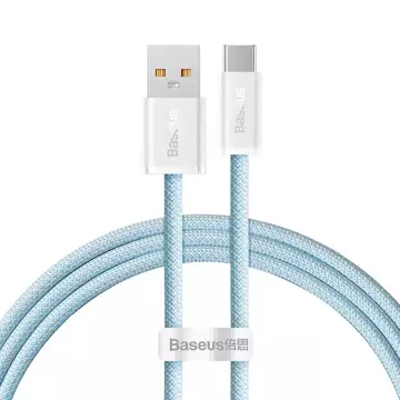 Kabel USB für USB-C Baseus Dynamic Series, 100W, 1m (niebieski)