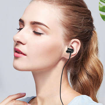 Kabelgebundener Alogy In-Ear-Ohrhörer Stereo mit schwarzem MiniJack-Anschluss