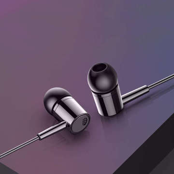 Kabelgebundener Alogy In-Ear-Ohrhörer Stereo mit schwarzem MiniJack-Anschluss