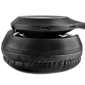 Kabellose Bluetooth-Kopfhörer mit Mikrofon FM MP3 Over-Ear S5069 Schwarz