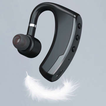 Kabelloses Headset für Bluetooth 4.0-Anrufe, Auto-Headset mit Display V8 Schwarz