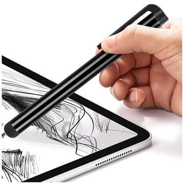 Kapazitiver Touch-Stift aus Metall für Telefon- und Tablet-Bildschirme Alogy Stylus Pen Universal Schwarz