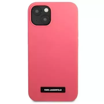 Karl Lagerfeld KLHCP13MSLMP1PI iPhone 13 6,1" Hardcase Fuksja/Fuchsia Silikonplakette