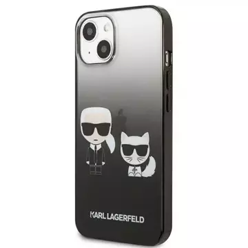 Karl Lagerfeld KLHCP13STGKCK iPhone 13 mini 5,4" Hardcase czarny/black Gradient Ikonik Karl