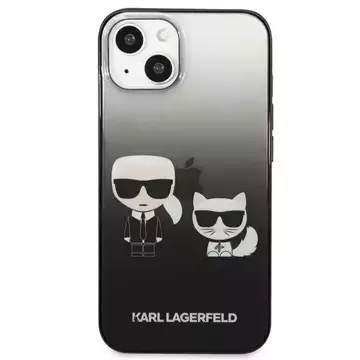 Karl Lagerfeld KLHCP13STGKCK iPhone 13 mini 5,4" Hardcase czarny/black Gradient Ikonik Karl