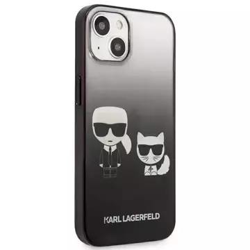 Karl Lagerfeld KLHCP13STGKCK iPhone 13 mini 5,4" Hardcase czarny/black Gradient Ikonik Karl