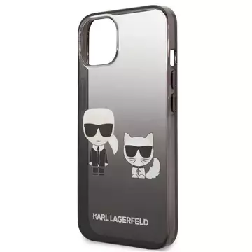 Karl Lagerfeld KLHCP13STGKCK iPhone 13 mini 5,4" Hardcase czarny/black Gradient Ikonik Karl