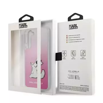 Karl Lagerfeld KLHCS22MCFNRCPI S22 S906 Hardcase różowy/pink Choupette Eat