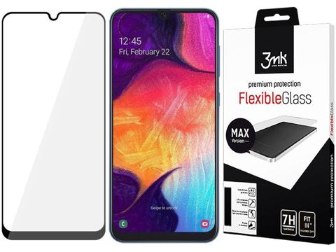 Kaufen Sie 3mk Flexible Glass Max 7H für Samsung Galaxy A30S/A50/A50S Schwarz