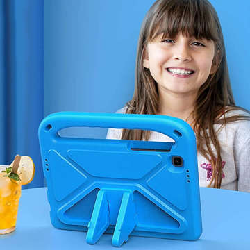 Kids Alogy Stand Case für Samsung Galaxy Tab A7 Lite 8.7 T220 / T225 Blau