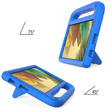 Kids Alogy Stand Case für Samsung Galaxy Tab A7 Lite 8.7 T220 / T225 Blau