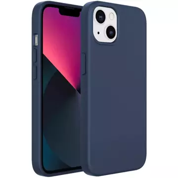 Kingxbar PQY Silikon-Serie Magnethülle für iPhone 13 Pro Silikonhülle Cover Blau (MagSafe-kompatibel)
