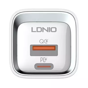 LDNIO A2318C USB-Wandladegerät, USB-C 20 W USB-C-Kabel - Lightning