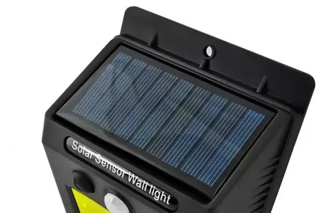 LED Solarlampe mit Bewegungs- und Dämmerungssensor Outdoor 48 LED COB