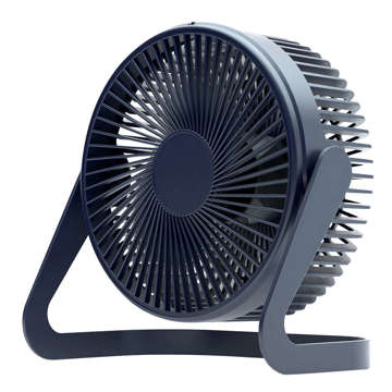 Leiser Tischventilator Alogy tragbarer kabelgebundener USB-Tischventilator Marineblau