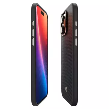 Mag Safe Case für iPhone 16 Pro Max Schwarz/Natur