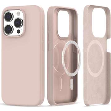 MagSafe Silikonhülle für iPhone 15 Pro Candy Pink