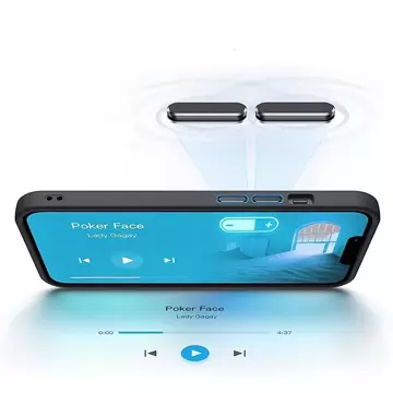 Magmat MagSafe Handyhülle Schutzhülle für iPhone 14 Pro Deep Purple/Clear Glass