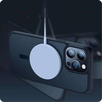 Magmat Schutzhülle für iPhone 15 Mattschwarz