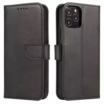 Magnet Case Elegante Schutzhülle mit Überschlag und Standfunktion für Samsung Galaxy A53 5G schwarz