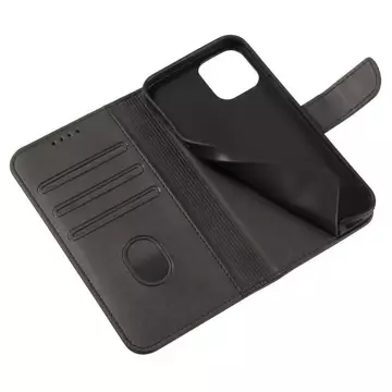 Magnet Case Elegante Schutzhülle mit Überschlag und Standfunktion für Samsung Galaxy A53 5G schwarz