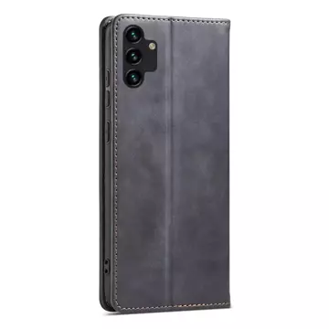 Magnet Fancy Case Case für Samsung Galaxy A13 5G Tasche Brieftasche Kartenhalter Schwarz