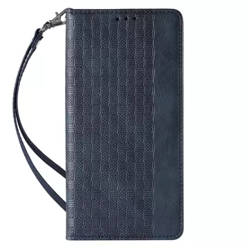 Magnet Strap Case Hülle für iPhone 13 Pro Max Tasche Geldbörse Mini Lanyard Anhänger Blau