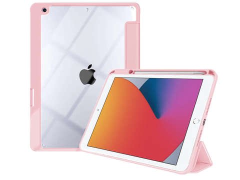 Magnetic Alogy Magnetisches Federmäppchen für iPad 10.2 2019/2020/2021 7/8 / 9Gen Rosa