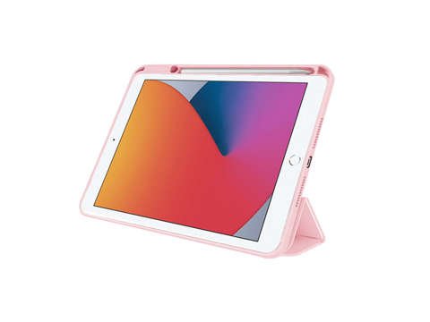 Magnetic Alogy Magnetisches Federmäppchen für iPad 10.2 2019/2020/2021 7/8 / 9Gen Rosa