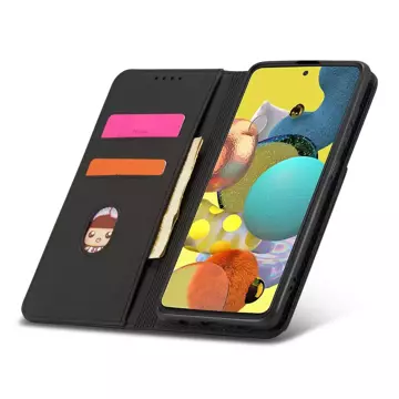 Magnetkartenetui für Xiaomi Redmi Note 11 Pro Pouch Wallet Card Holder Schwarz