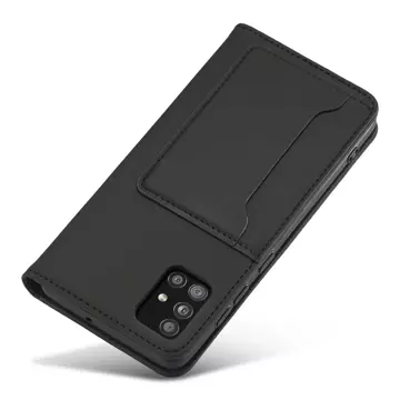 Magnetkartenetui für Xiaomi Redmi Note 11 Pro Pouch Wallet Card Holder Schwarz